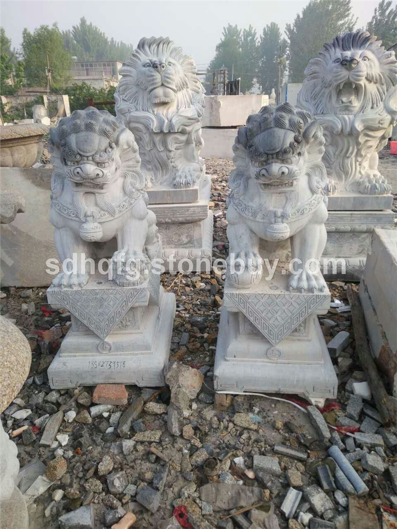 石獅子，石大象，石麒麟，石貔貅，石牛，各種動物雕塑