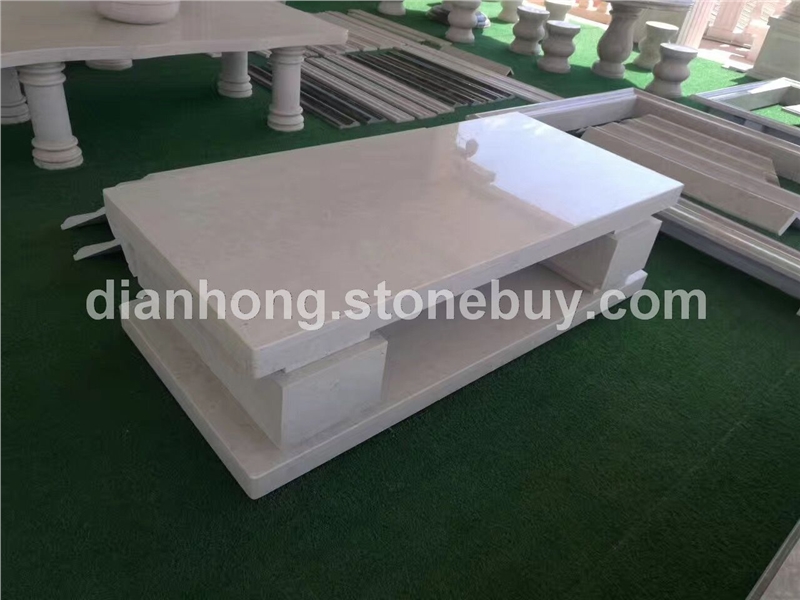 大理石整體茶幾