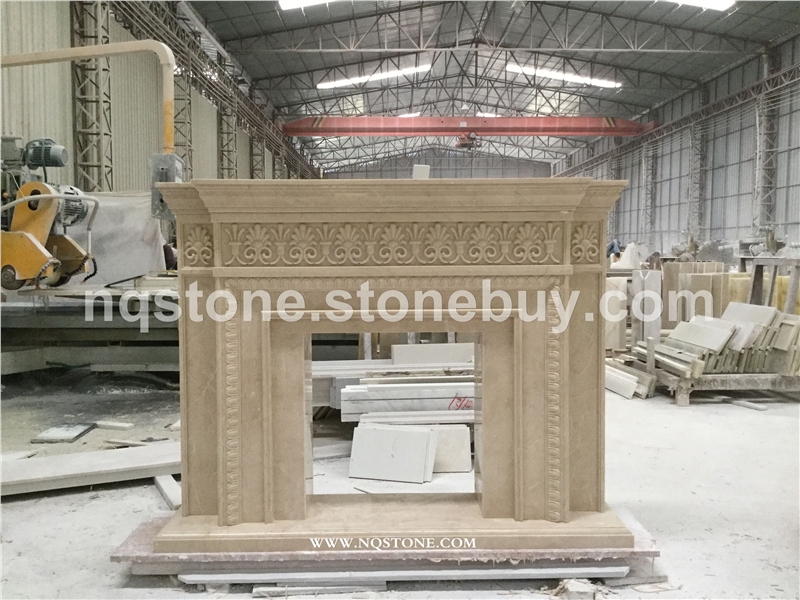 F-051（Fireplace Mantel流行欧式石材壁炉）