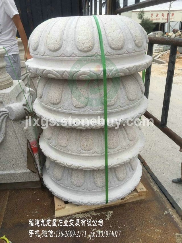 泉州白花钵 房地产花钵 园林景观石雕定做