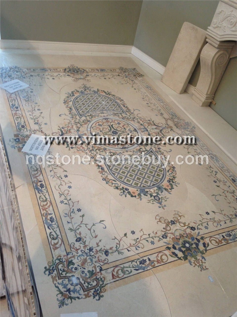 M-104出口沙特阿拉伯大理石皇室水刀拼花STONE MEDALLION
