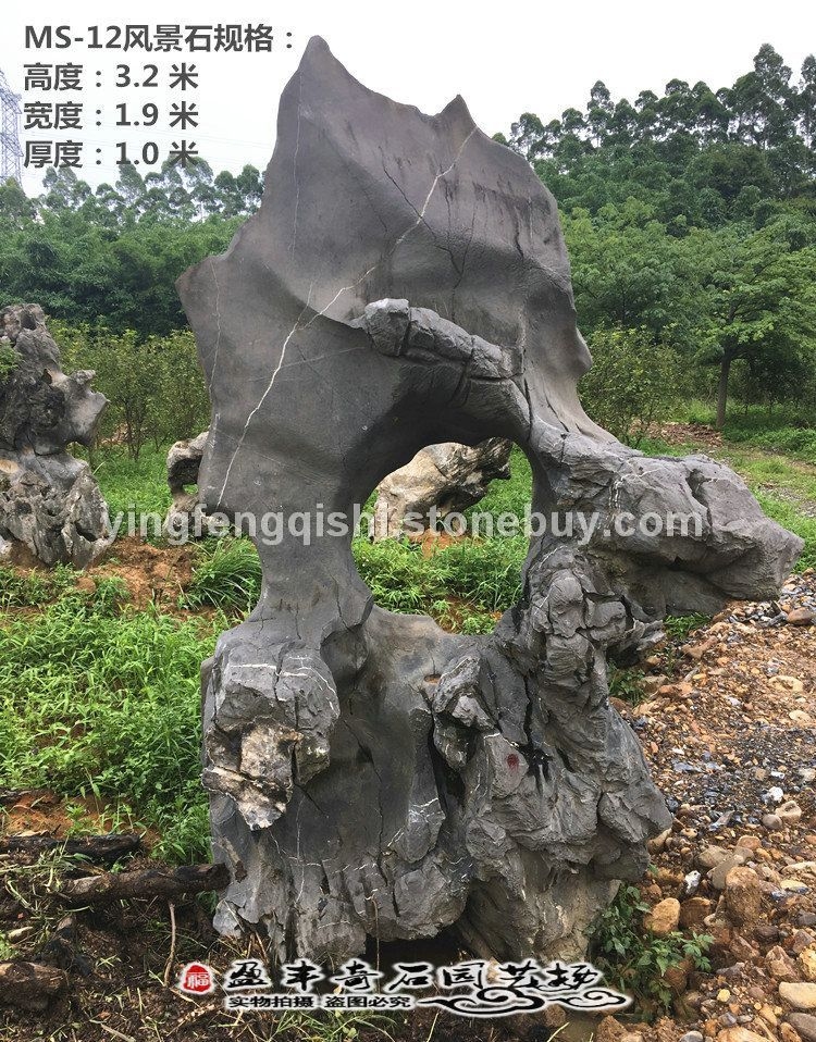 河北  太湖石风景石庭院公园大型太湖石户外园林窟窿石直销精品水池户外