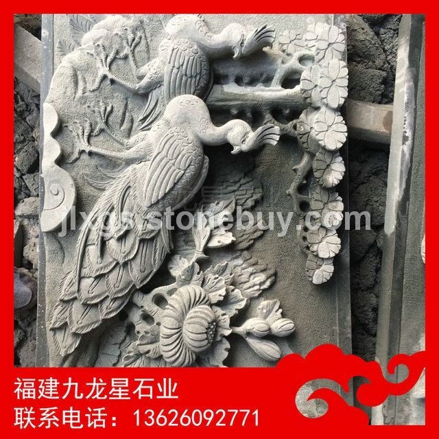 芝麻黑浮雕 石材浮雕批发 寺庙浮雕定做