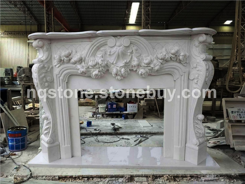 F-056（Fireplace Mantel流行欧式石材壁炉）