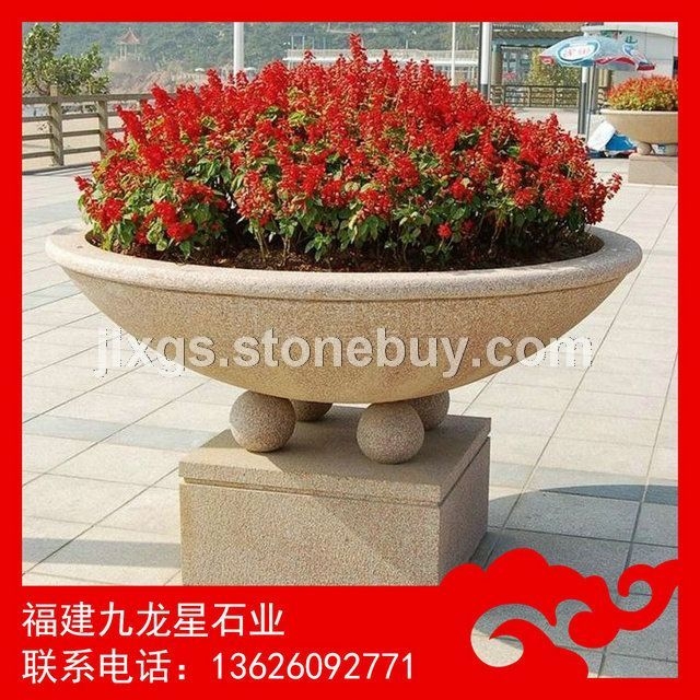 出售石材花盆 2018款盆景石材报价