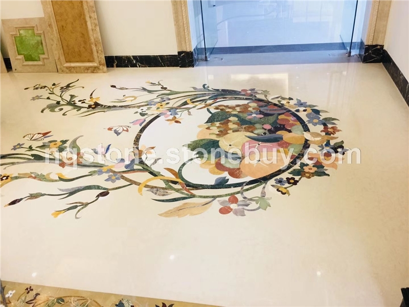 M-204出口中东水刀拼花water-jet medallion