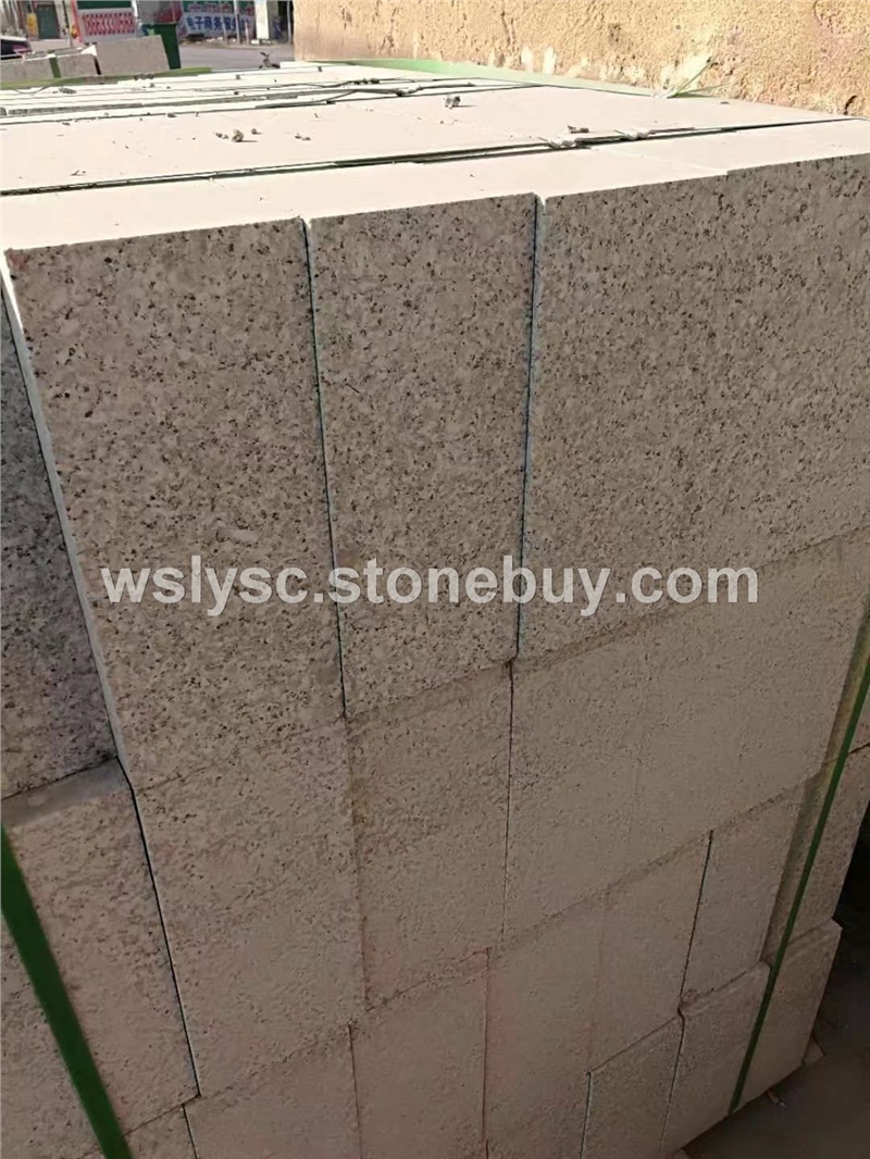 山东锈石，黄锈石白锈石，路沿石，蘑菇石