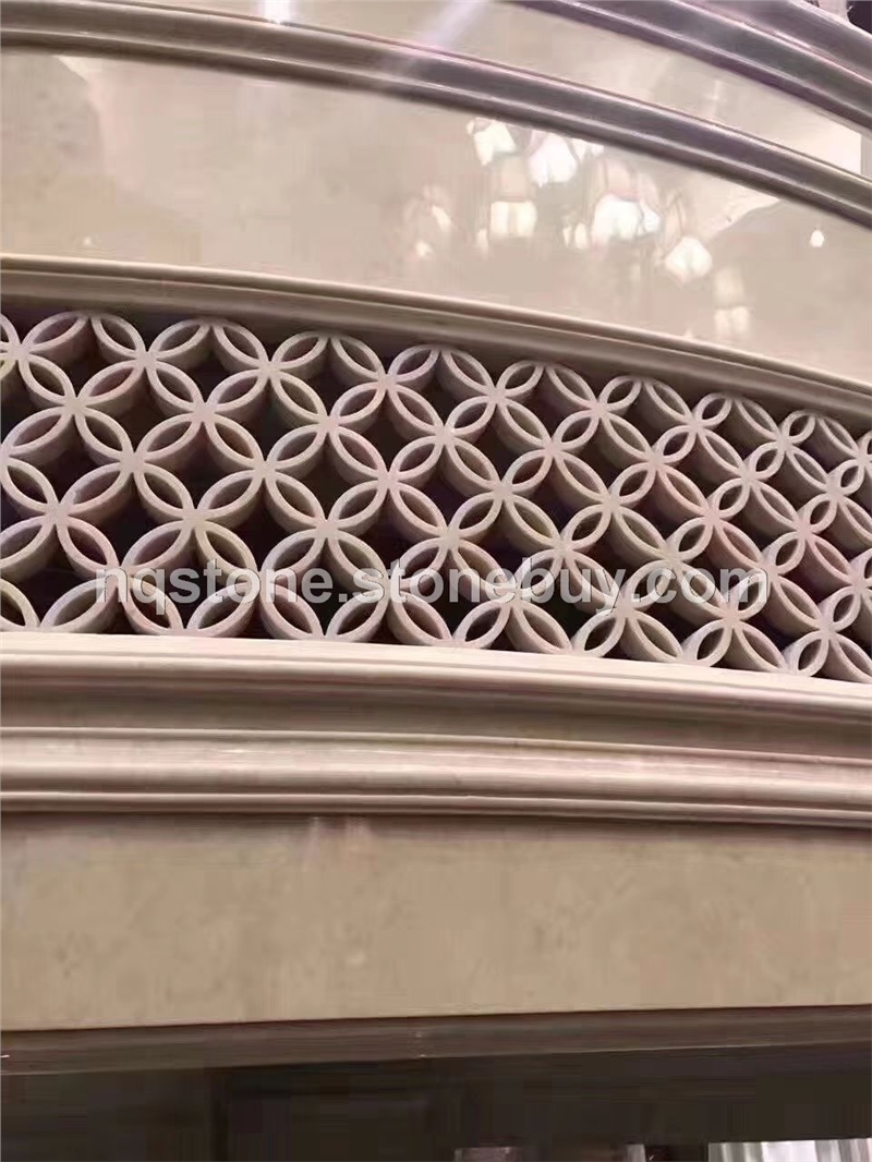 镂空雕刻圆柱弧形板