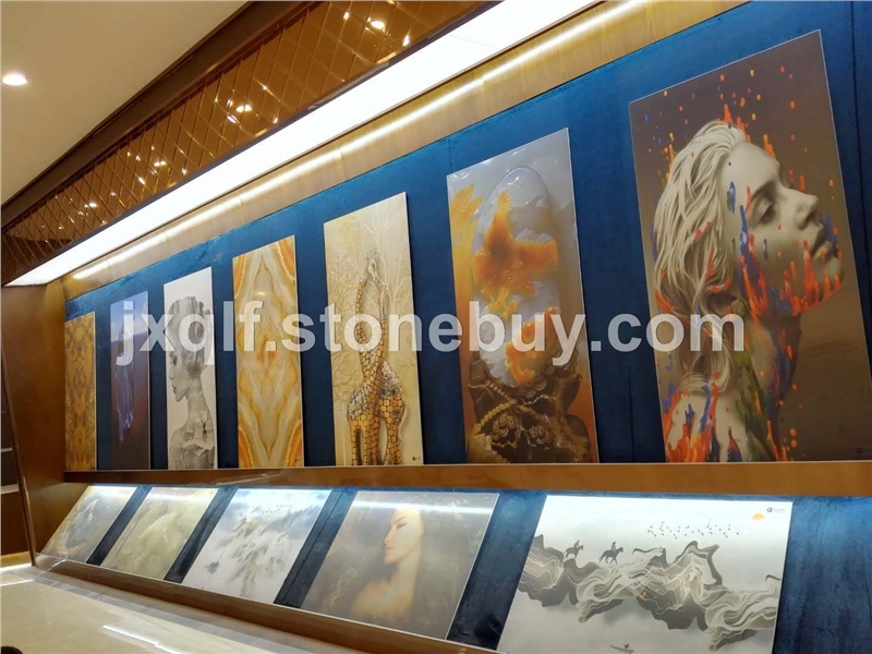 千立方微晶石背景墙