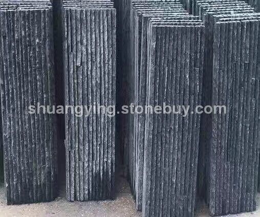 黑色精品流水石