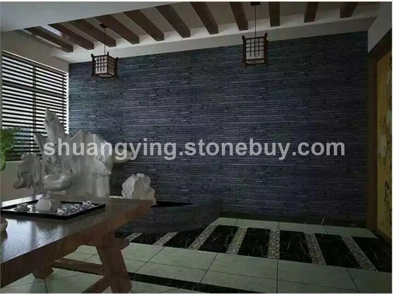 黑色流水石工程实例