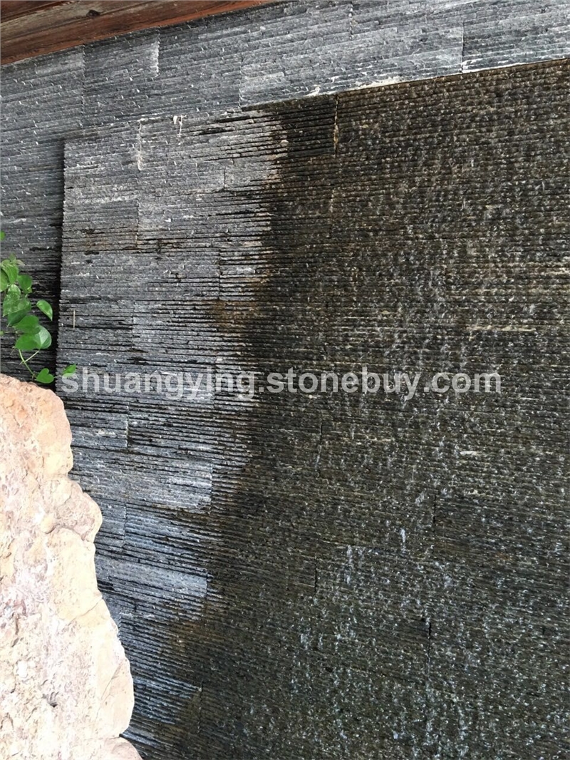 黑色流水石工程实例