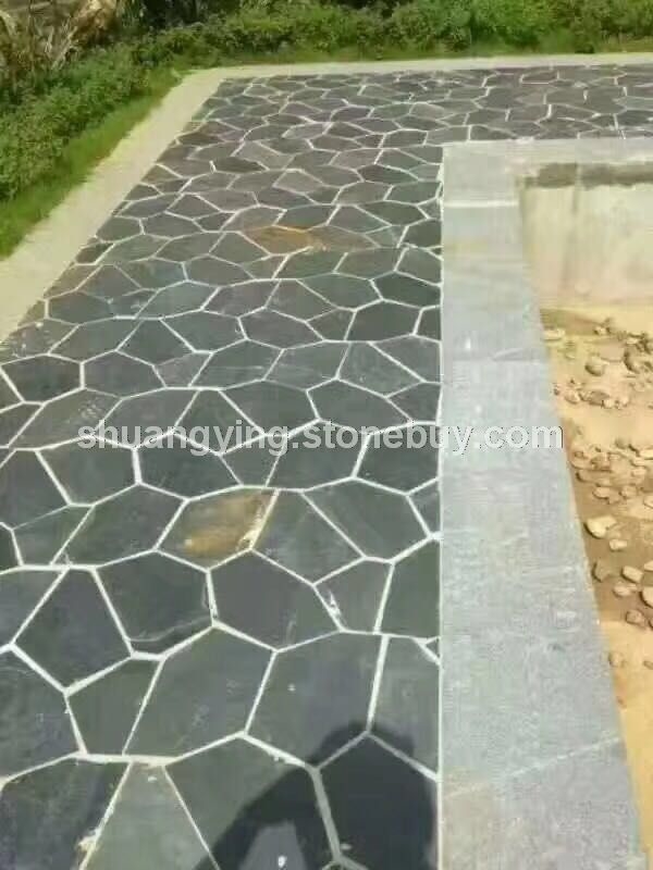 黑色冰裂纹工程实例