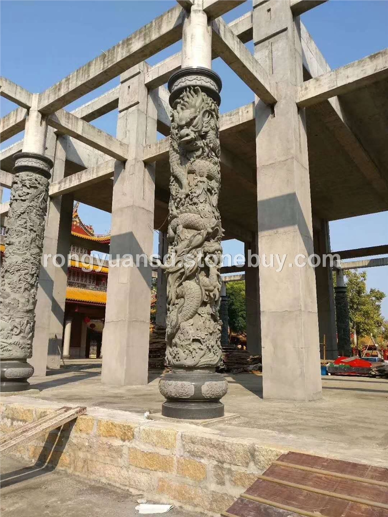 龍鳳柱羅馬柱 文化柱 石柱 景觀柱 門柱 實(shí)心柱