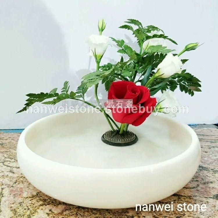 大理石水培植物容器花盆