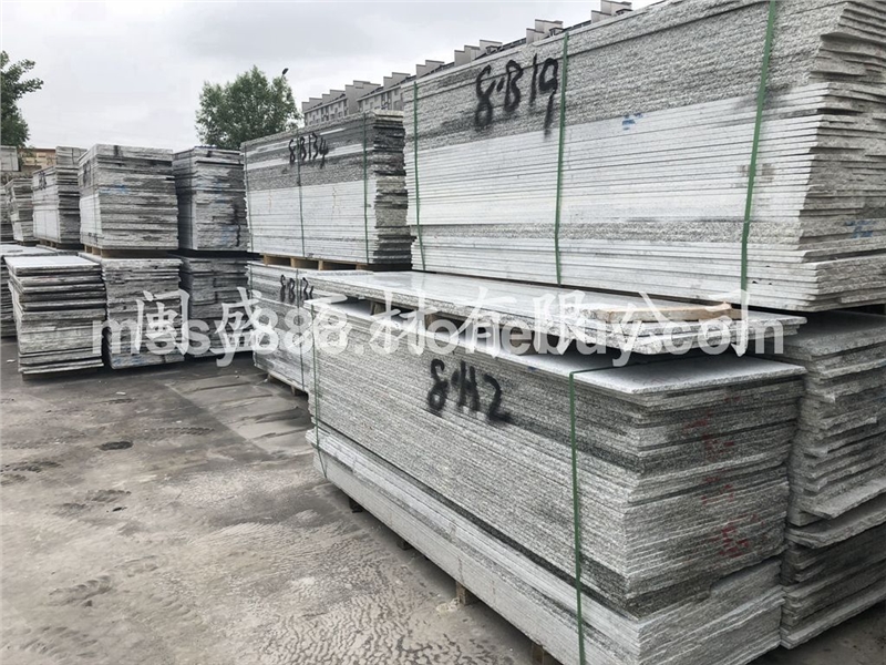 小铁灰毛板半成品河南珍珠灰石材批发毛板