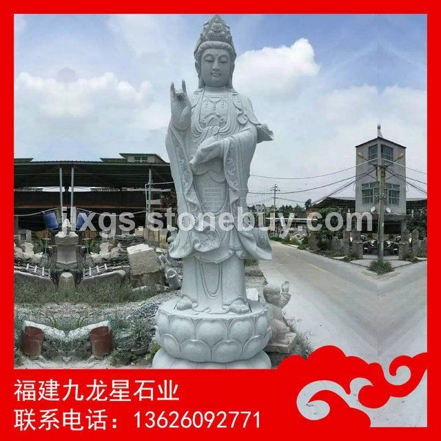 精品石雕滴水观音雕刻