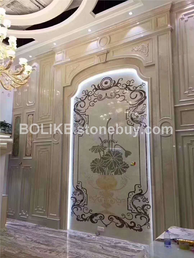 博立可高溫微晶石背景墻