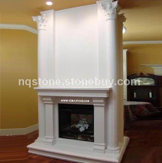 F-240出口加拿大JUPITER莎安娜米黄壁炉架FIREPLACE MANTEL