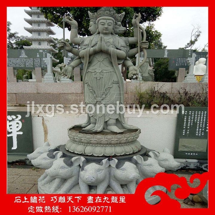 摩利支天石雕像