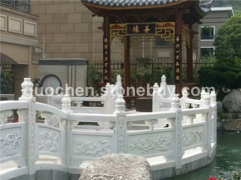 汉白玉 栏板浮雕工程案例