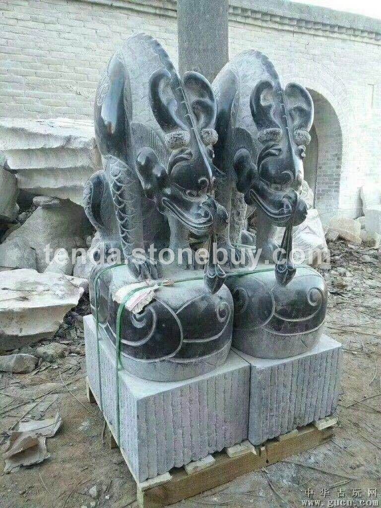 青石仿古栓馬樁