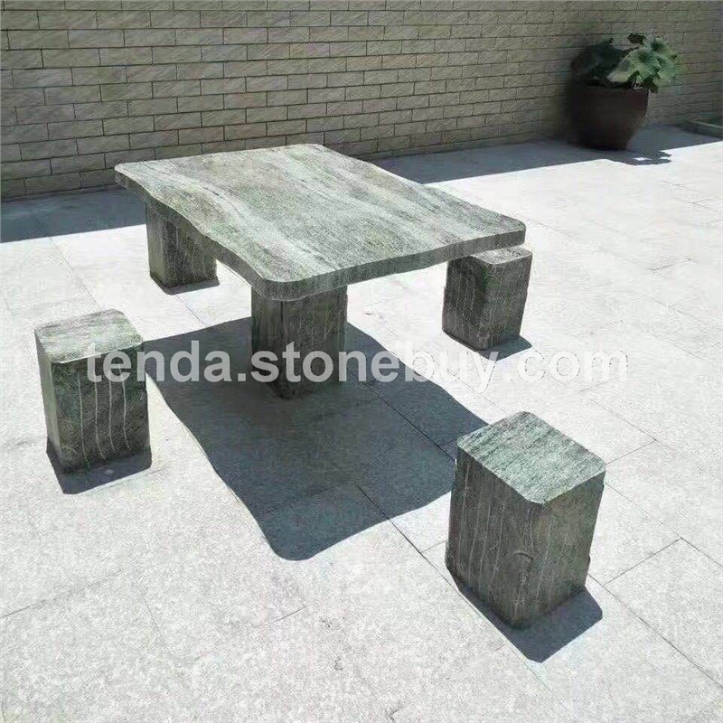 青石石桌