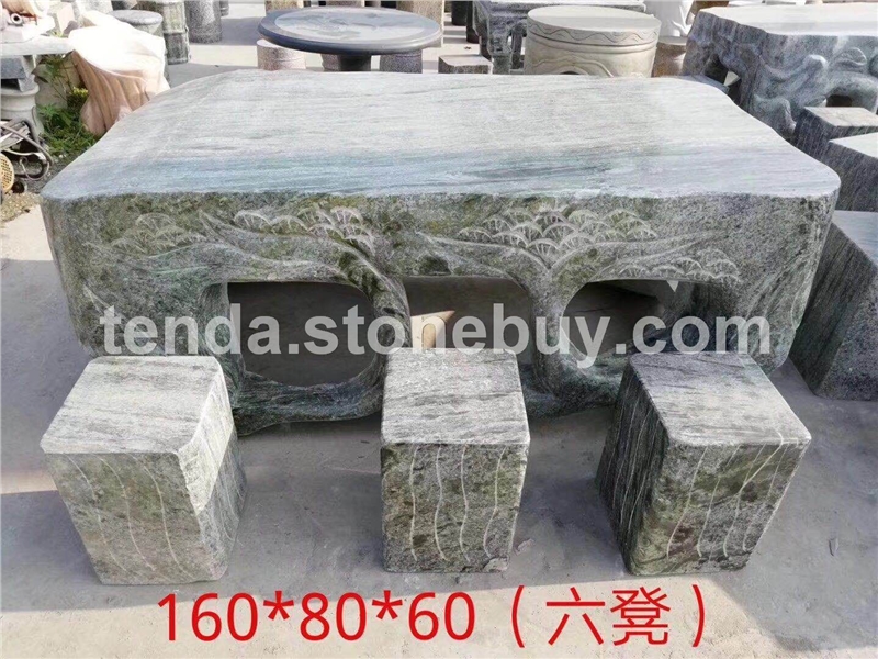 青石石桌