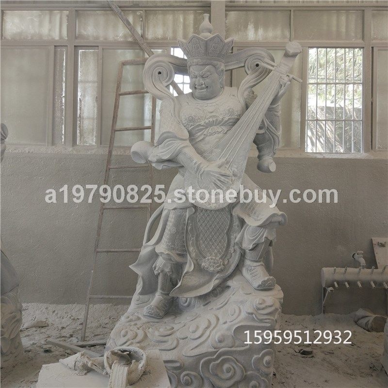 持國天王石雕_，石雕人物