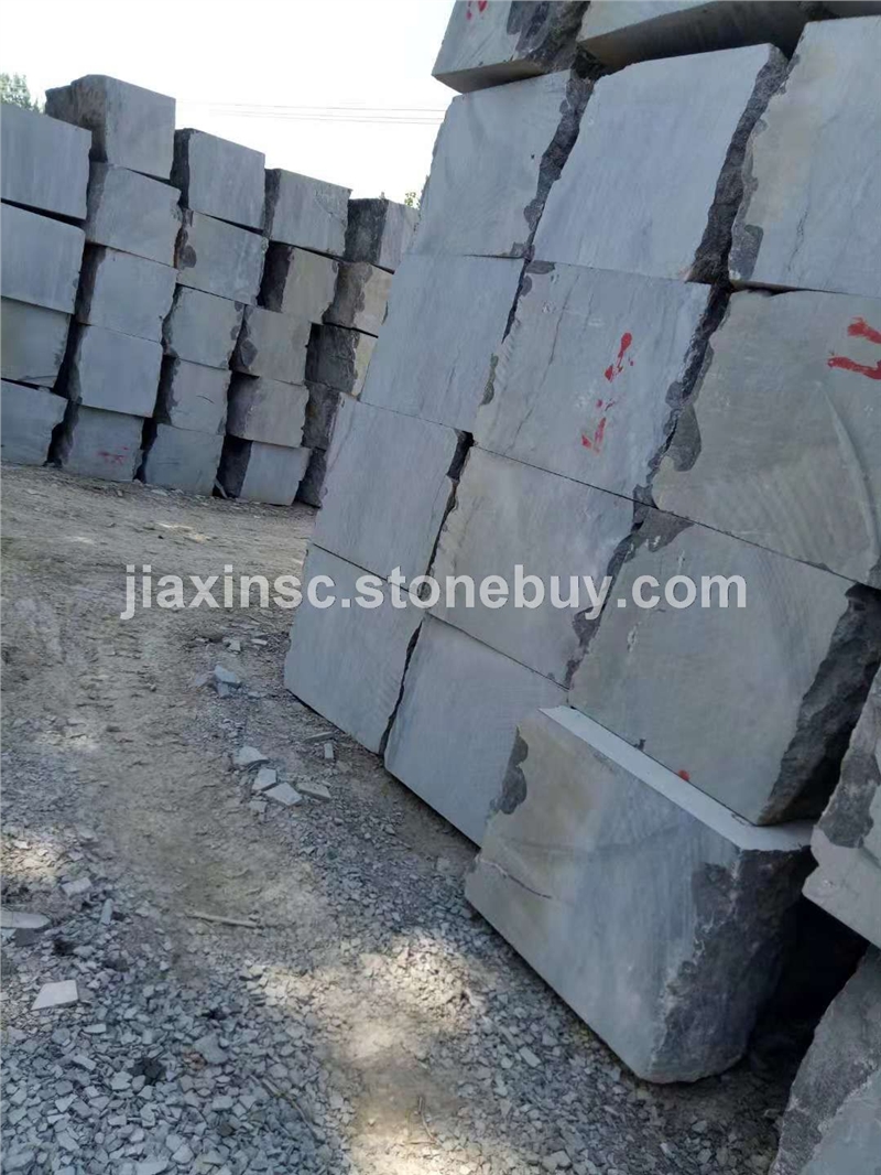 山东济宁石灰石（天青石）荒料