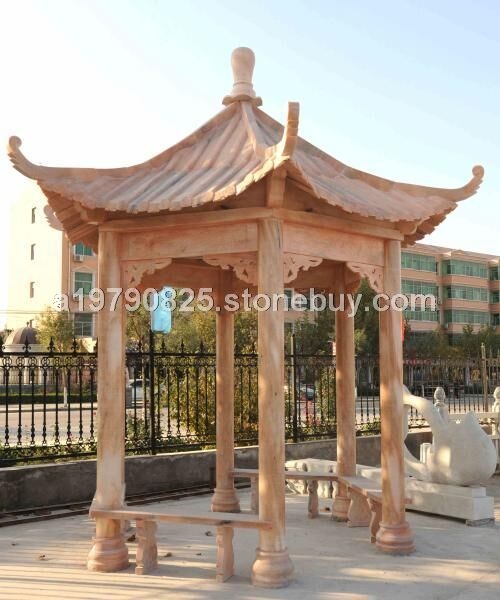 山门牌坊凉亭喷泉石雕，石雕凉亭，石头凉亭，凉亭 ，石雕喷泉，喷泉