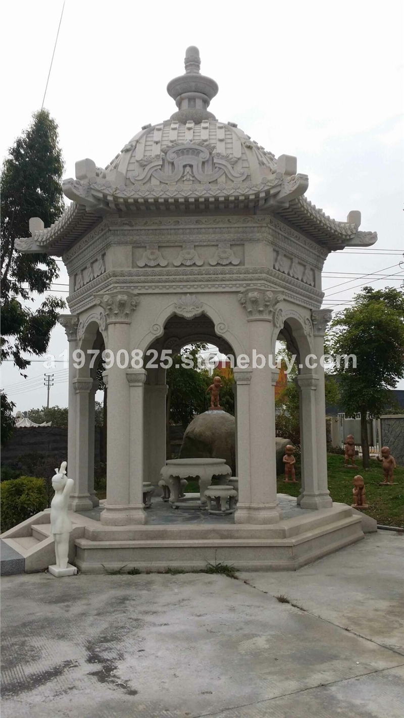 涼亭石雕，石雕涼亭，石頭涼亭，涼亭