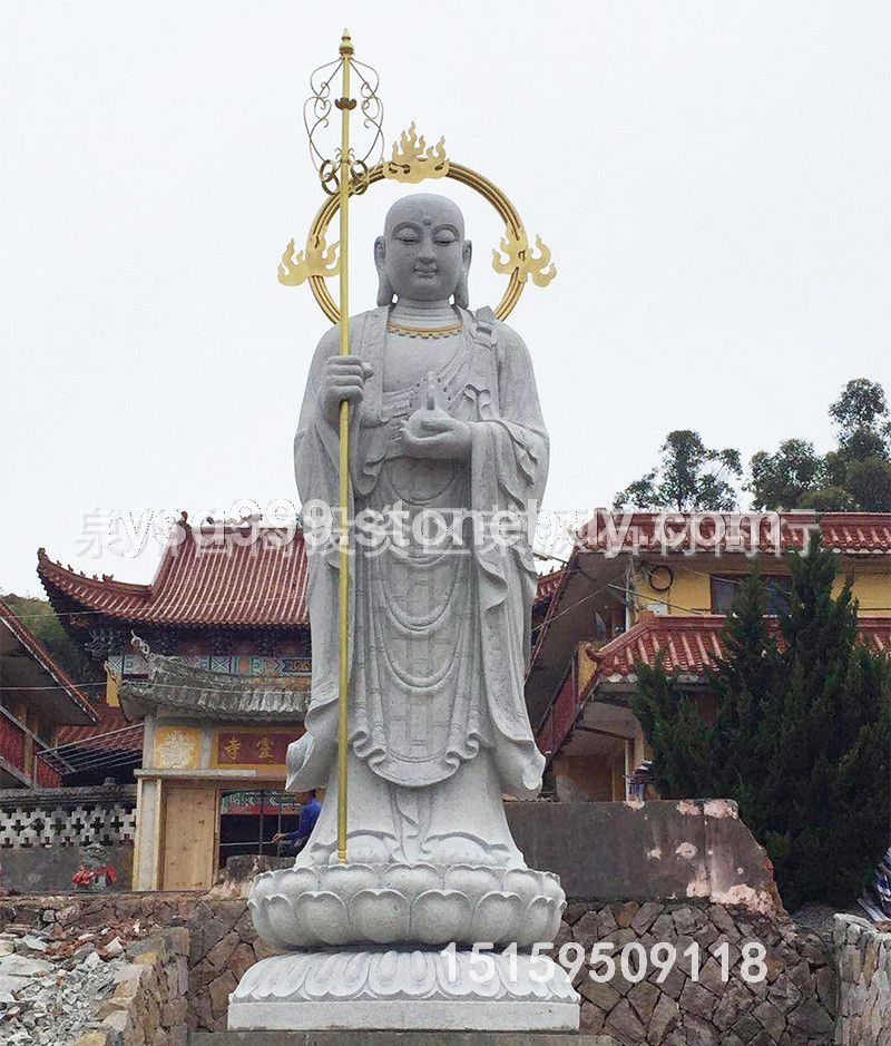 石雕地藏王 石雕佛像 寺庙雕刻