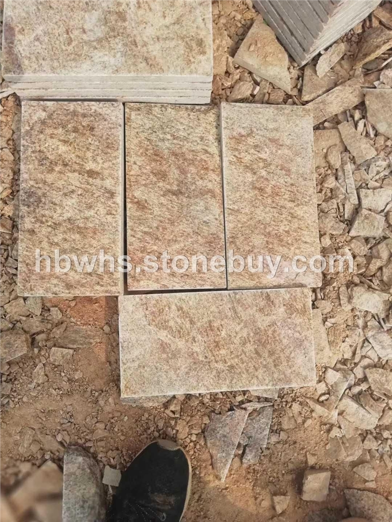 黄金石文化石 黄金石蘑菇石