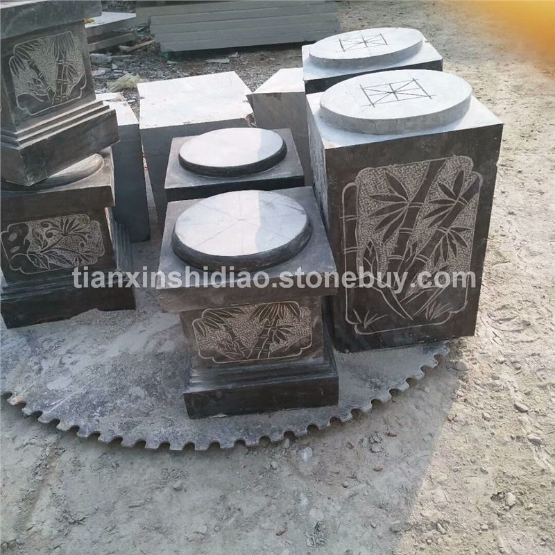 山东青石节节高升柱墩