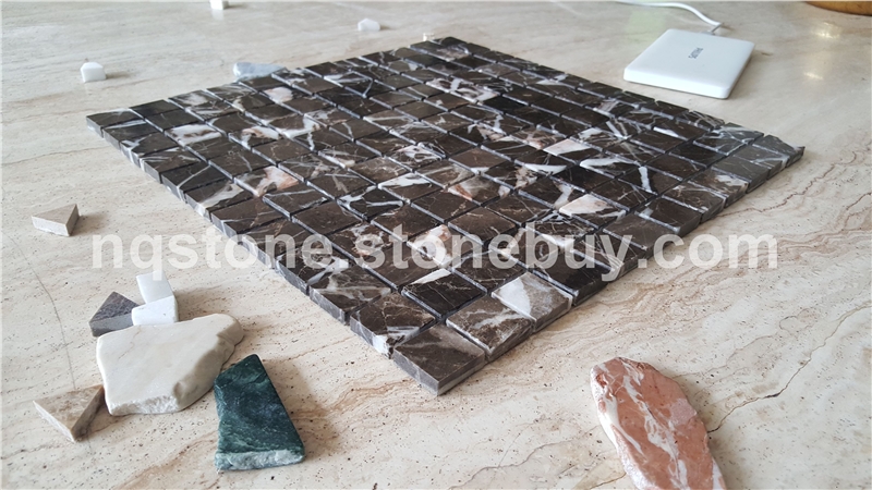 MT-206金镶玉大理石马赛克地板MARBLE MOSAIC