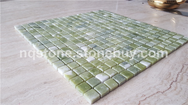 MT-041丹东绿大理石马赛克MOSAIC