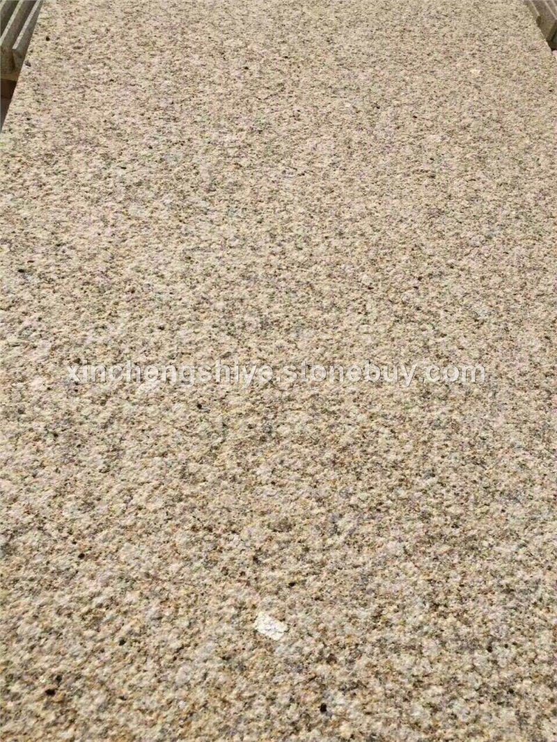 湖北石材厂家供应批发大理石黄金麻 荔枝面石材加工定制自有矿山