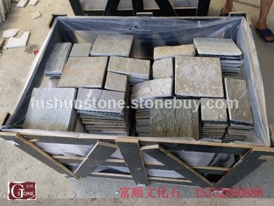 13绿色方形网贴冰裂纹小方块
