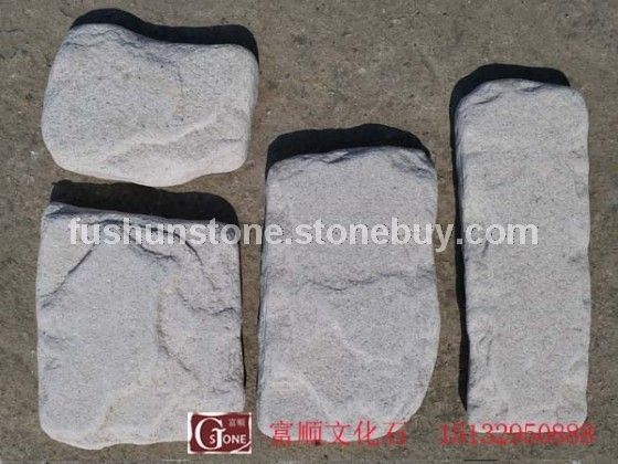 白砂岩自然面滚磨乱形