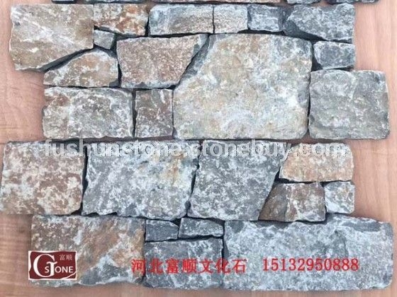 青灰锈水泥侧粘文化石