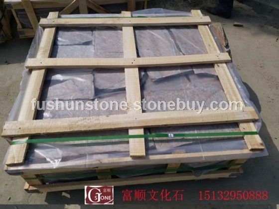 锈石英火烧面乱形成品出货