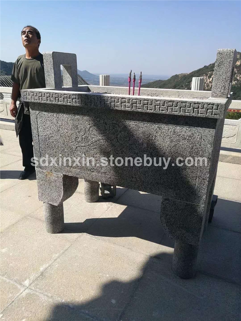 花岗岩石材雕刻  石鼎