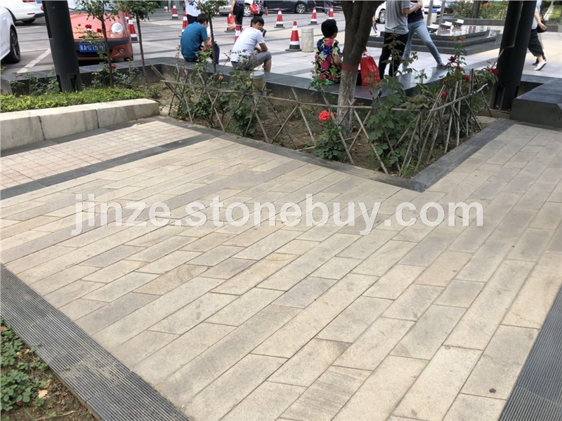 柏坡黄  河北省医院地铺效果