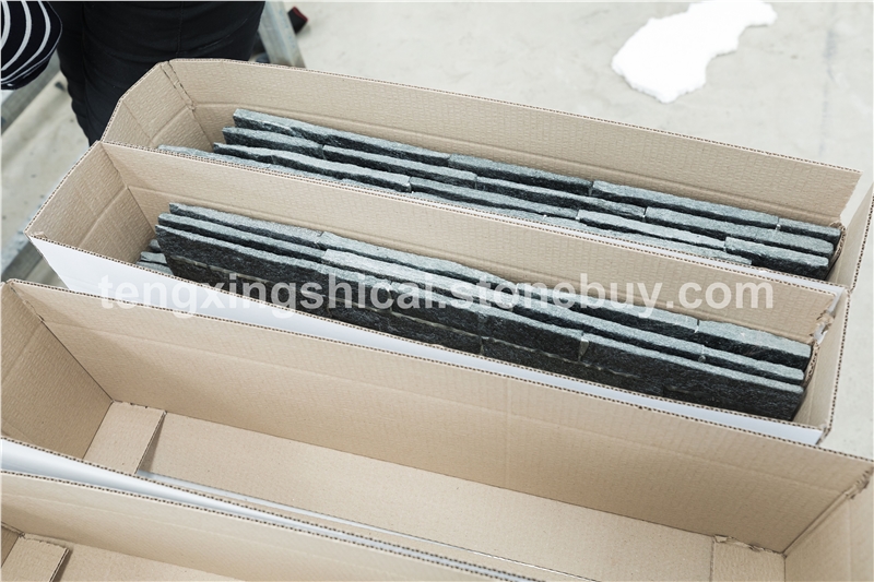 胶粘文化石打包成品