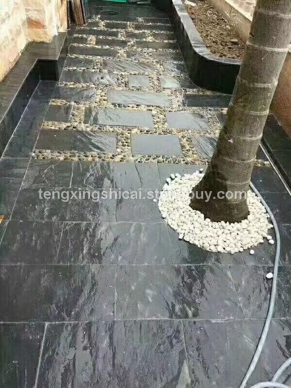 天然文化石地铺