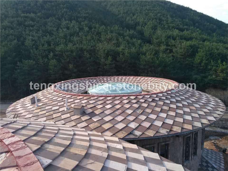 天然文化石屋顶
