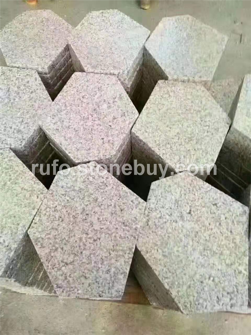 黄锈石白锈石五角石