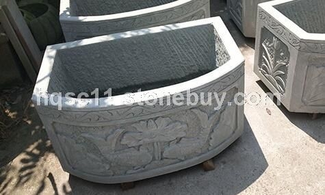 青砂石水缸