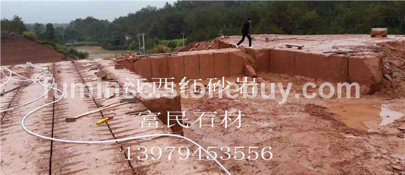江西砂岩矿山红砂岩古建筑一手货源
